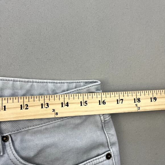 Marine Layer Pants Mens 32x30 Gray Chino Corduroy Slim Fit Straight Leg Casual - Picture 10 of 14
